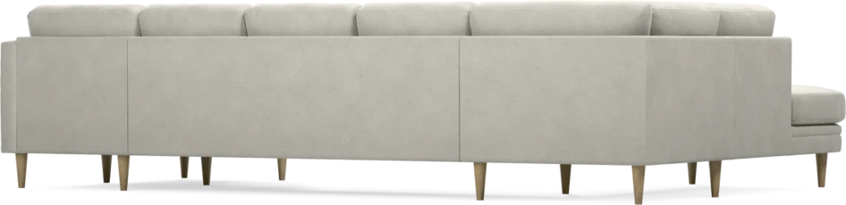 Eden - 3-sits soffa med divan vänster och schäslong höger - Grå