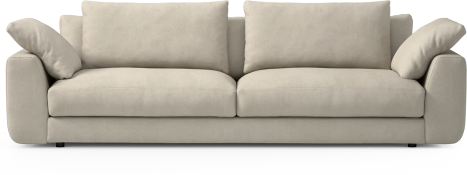 Amie - 4-sits soffa - Vit