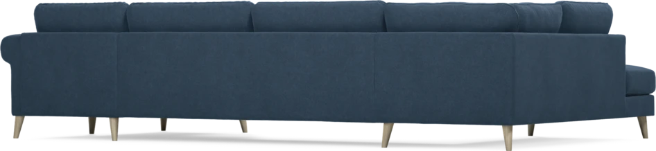 Bridge - 3-sits soffa med divan vänster och schäslong höger - Blå