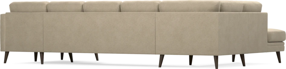Eden - 3-sits soffa med divan vänster och schäslong höger - Beige
