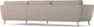 Madison - 3-sits soffa med schäslong höger - Beige