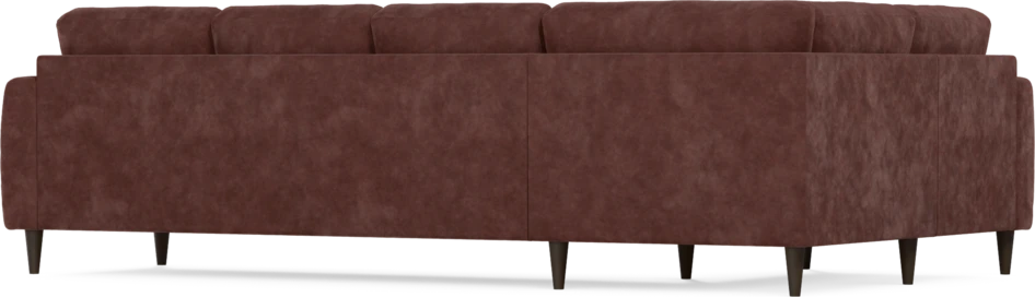 Eden - Hörnsoffa, 1+3-sits - Röd