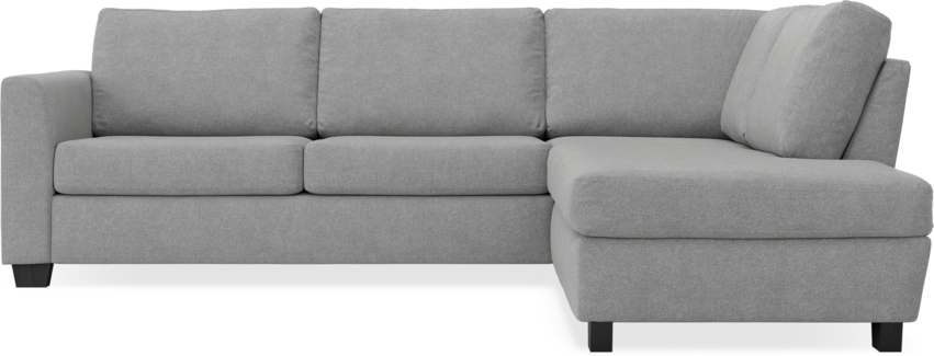 Friday - 2,5-sits soffa med divan höger - Grå