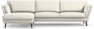 Madison Lux - 3-sits soffa med schäslong vänster - Vit