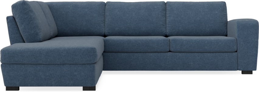 Friday - 2,5-sits soffa med divan vänster - Blå