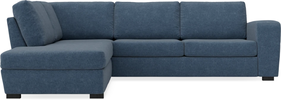 Friday - 2,5-sits soffa med divan vänster - Blå