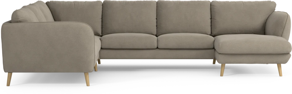Madison Lux - Hörnsoffa med schäslong höger - Beige