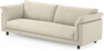 Cherrie - 4-sits soffa, hel dyna, fast klädsel - Beige