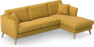 Eden - 2,5-sits soffa med schäslong - Gul