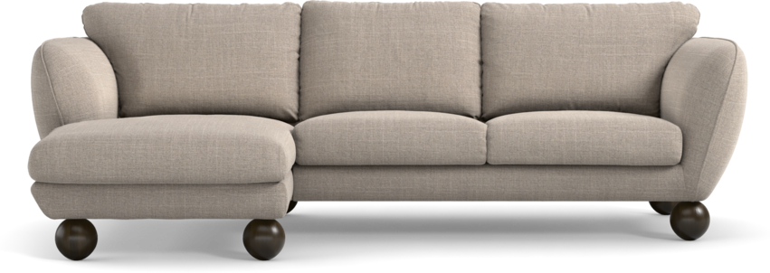 Madison Lux - 2-sits soffa med schäslong vänster - Beige