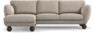 Madison Lux - 2-sits soffa med schäslong vänster - Beige
