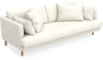 Harper - 3-sits soffa, hel dyna - Vit