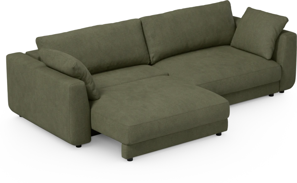 Amie - Bäddsoffa 4-sits - Grön