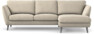Madison Lux - 2-sits soffa med schäslong höger - Beige
