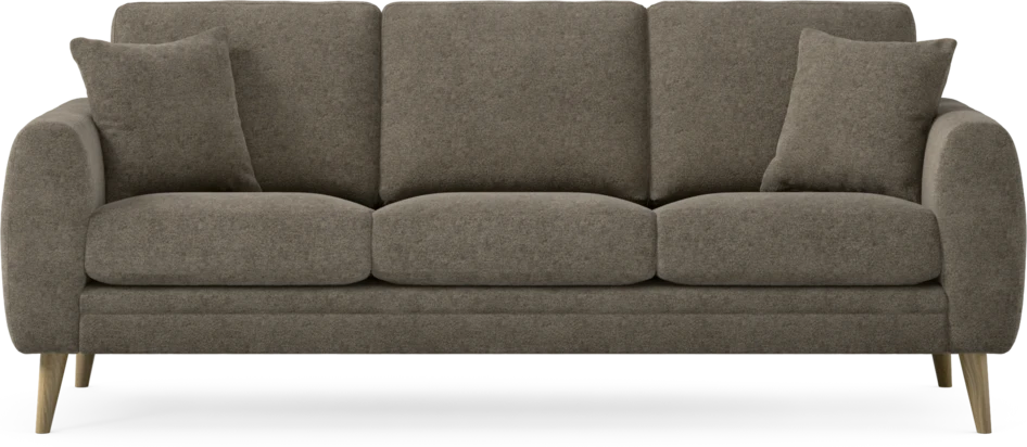 Eden - 3-sits soffa - Brun