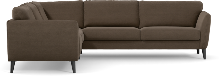 Bridge - Hörnsoffa, 2+3-sits - Brun