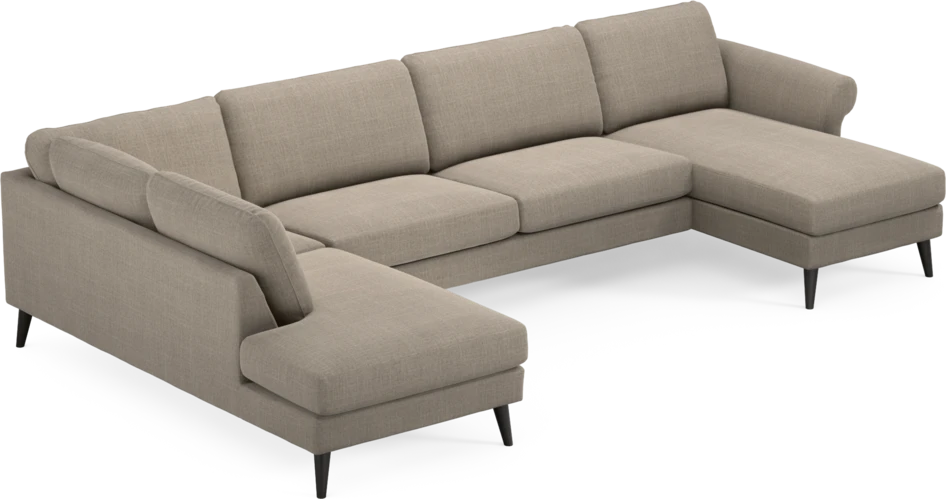 Bridge - 3-sits soffa med divan vänster och schäslong höger - Beige