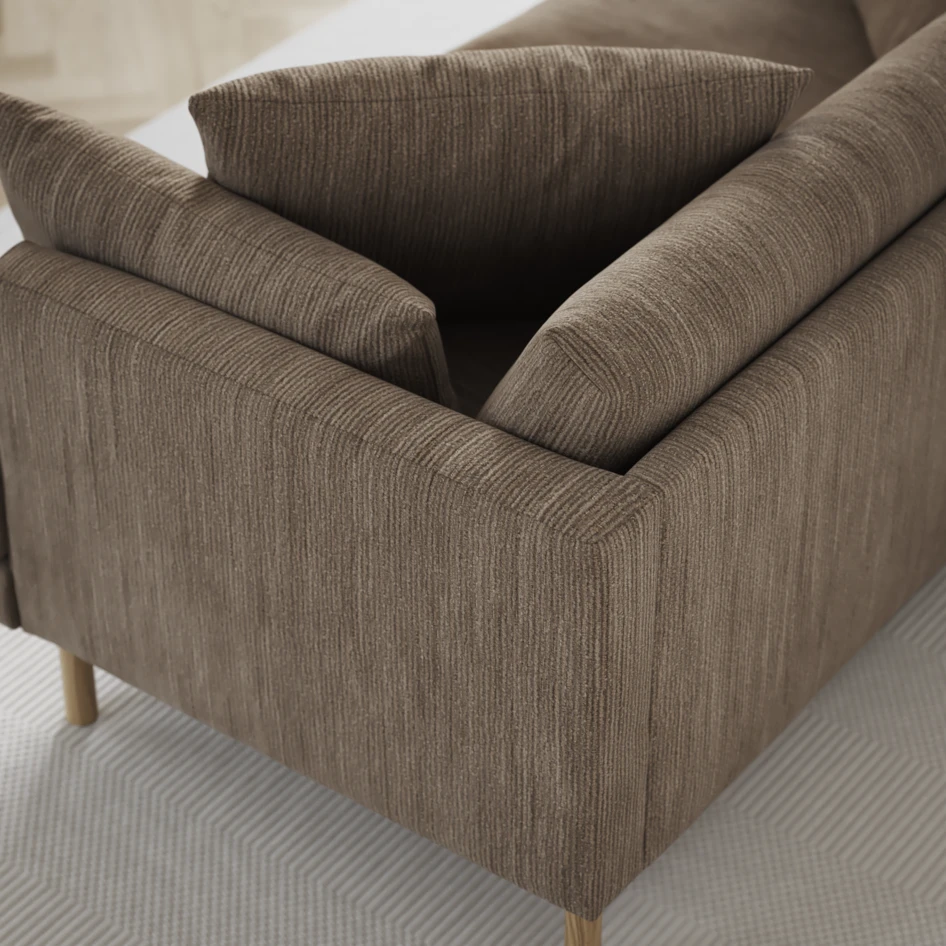 Harper - 3-sits soffa med divan vänster - Beige