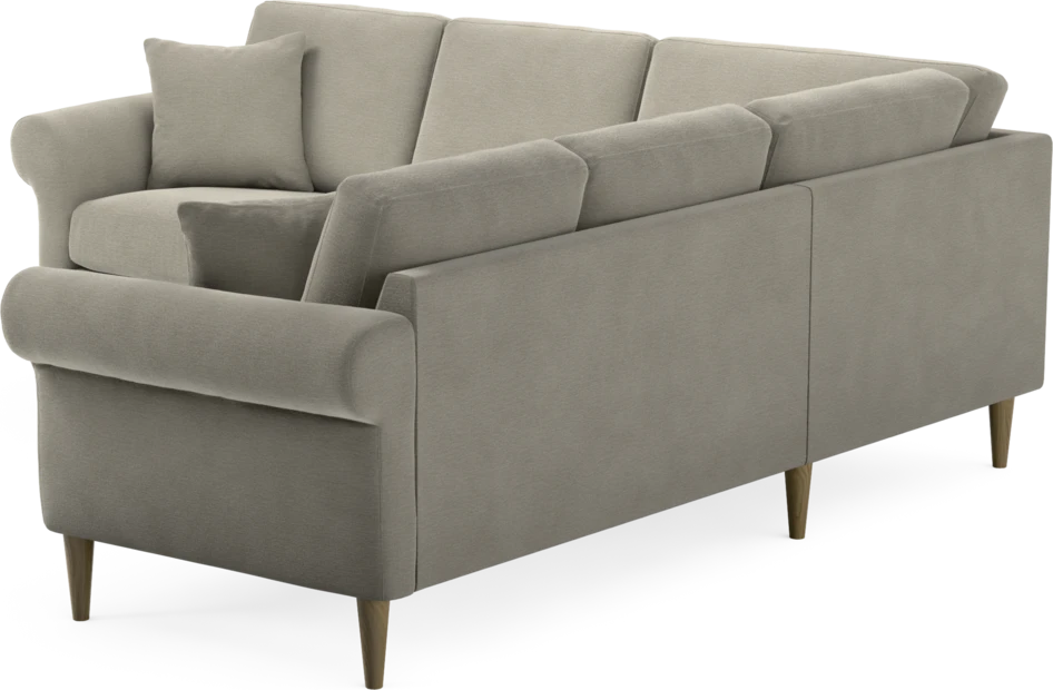 Eden - Hörnsoffa, 2+2-sits - Brun