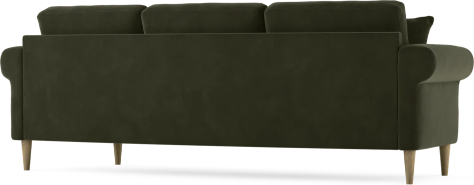 Eden - 3-sits soffa svängd - Grön
