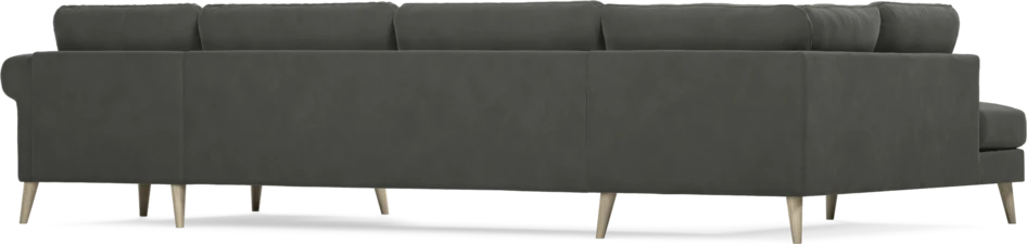 Bridge - 3-sits soffa med divan vänster och schäslong höger - Grå