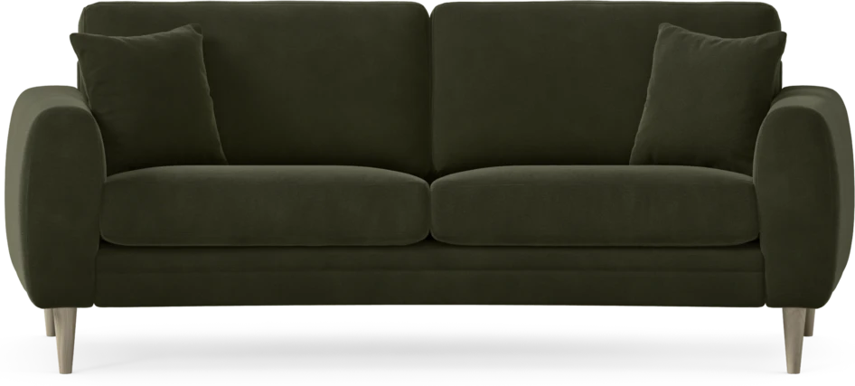 Eden - 2,5-sits soffa svängd - Grön