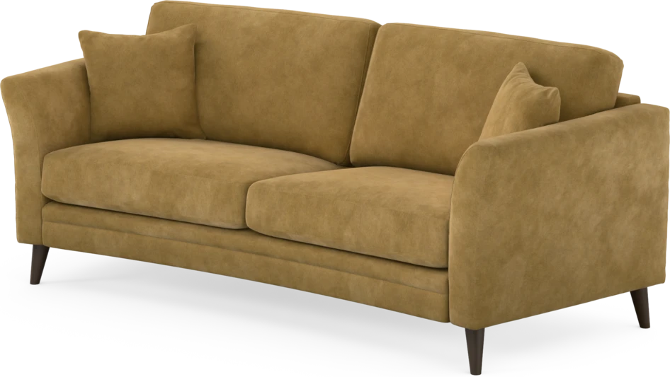 Eden - 2,5-sits soffa svängd - Gul