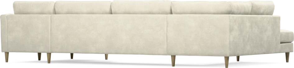 Bridge - 3-sits soffa med divan vänster och schäslong höger - Vit