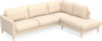 Bridge - 3-sits soffa med divan höger - Beige