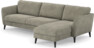 Bridge - 3-sits soffa med schäslong höger - Grå