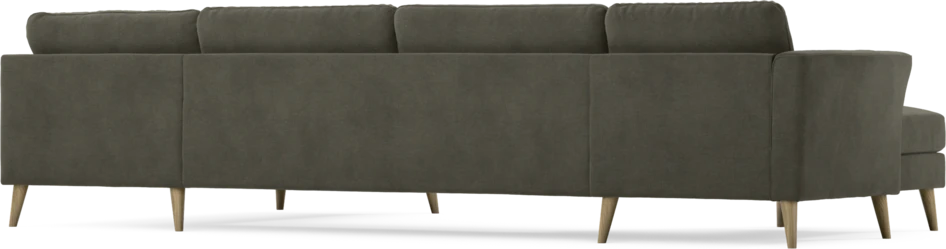 Bridge - 3-sits soffa med schäslong vänster och divan höger - Grå