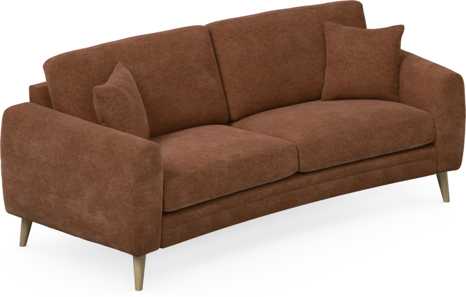 Eden - 2,5-sits soffa svängd - Orange