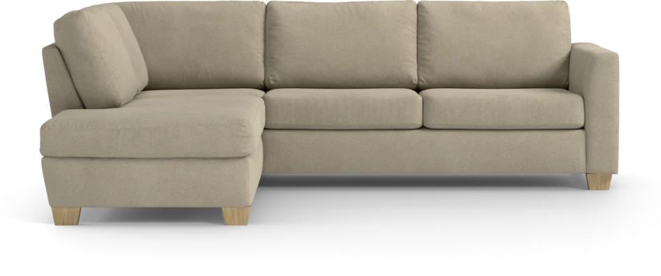 Friday - 2,5-sits soffa med divan vänster - Beige