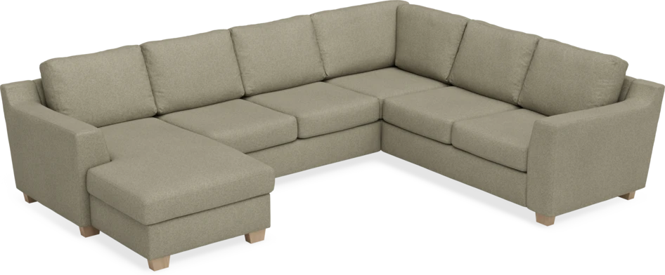 Friday - Hörnsoffa, 3+2-sits med schäslong vänster - Beige