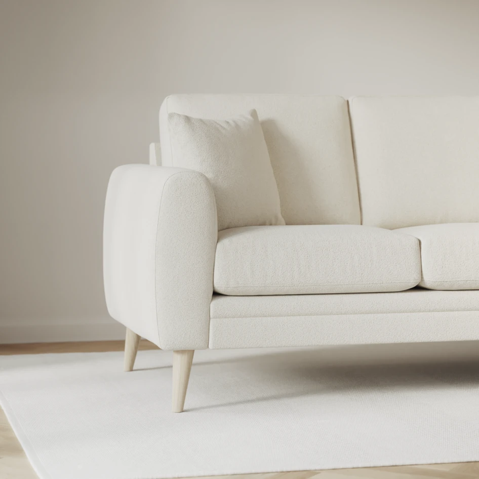 Eden - Hörnsoffa, 3+2-sits - Vit
