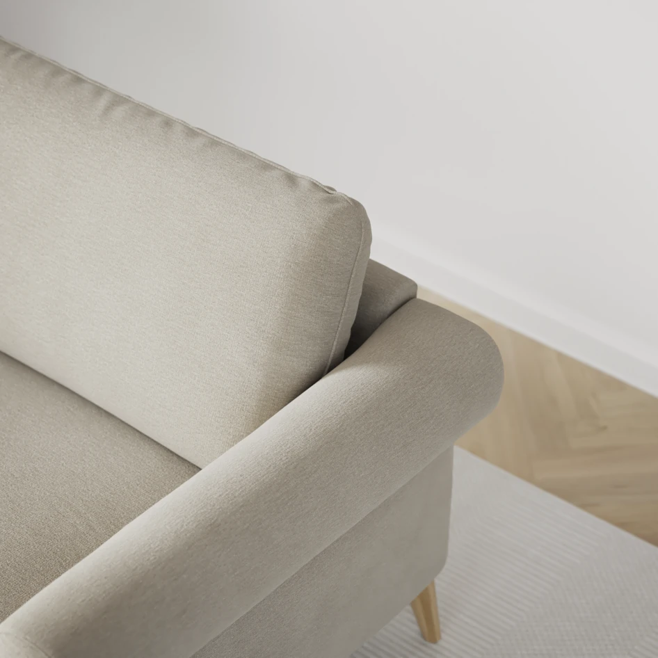 Bridge - 3-sits soffa - Brun