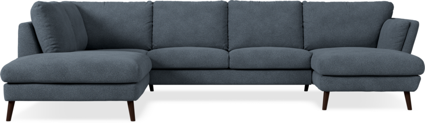 Madison Lux - 2-sits soffa med divan vänster och schäslong höger - Vit