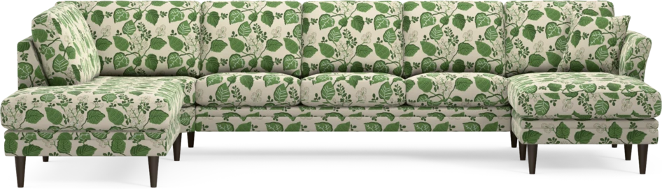 Eden - 3-sits soffa med divan vänster och schäslong höger - Flerfärgad