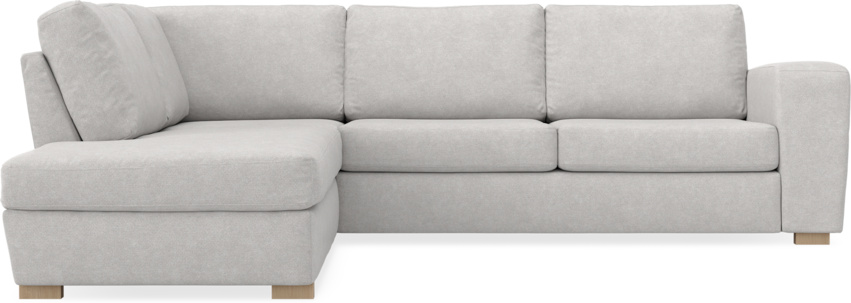 Friday - 2,5-sits soffa med divan vänster - Grå