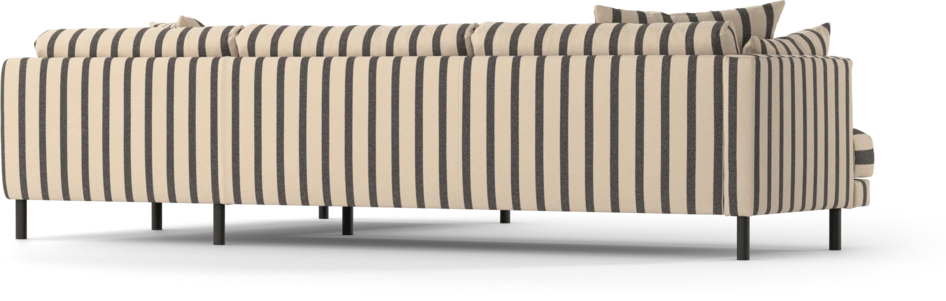 Harper - 3-sits soffa med divan höger - Flerfärgad
