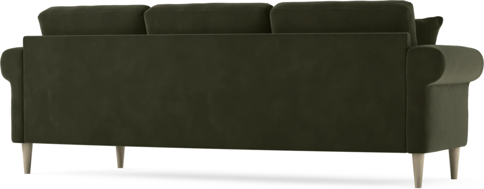 Eden - 3-sits soffa svängd - Grön