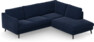Madison - 2-sits soffa med divan höger - Blå