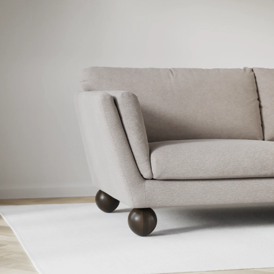 Madison Lux - Hörnsoffa med schäslong höger - Beige