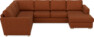 Friday - Hörnsoffa, 2+3-sits med schäslong höger - Orange