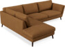 Madison - 3-sits soffa med divan vänster - Brun