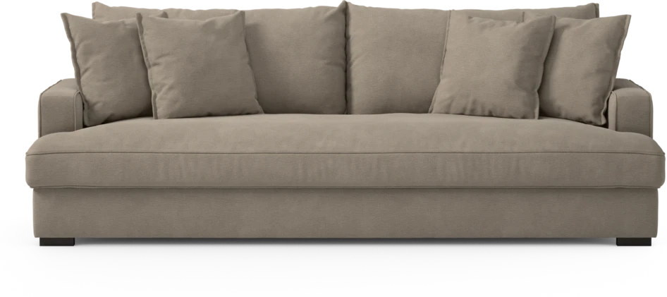 Mila - 4-sits soffa, hel dyna - Beige