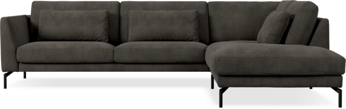 Willow, 3-sits soffa med divan höger, fast klädsel