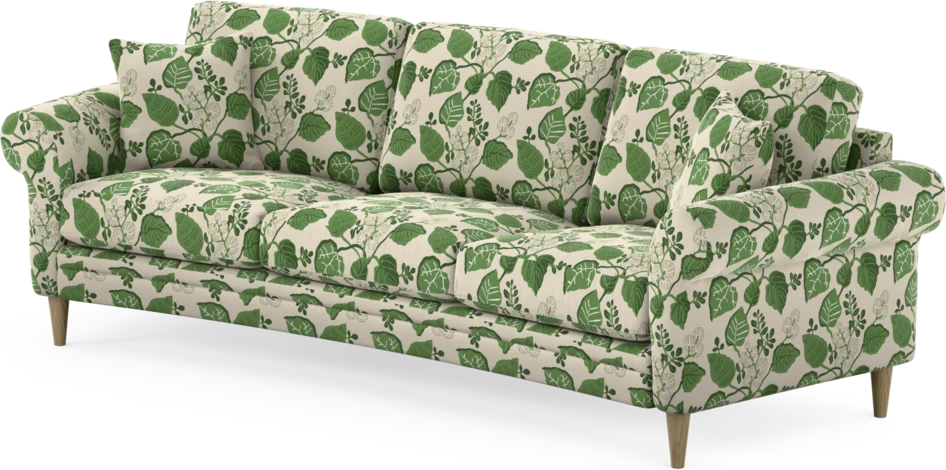 Eden - 3-sits soffa svängd - Flerfärgad