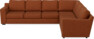 Friday - Hörnsoffa, 3+2-sits - Orange