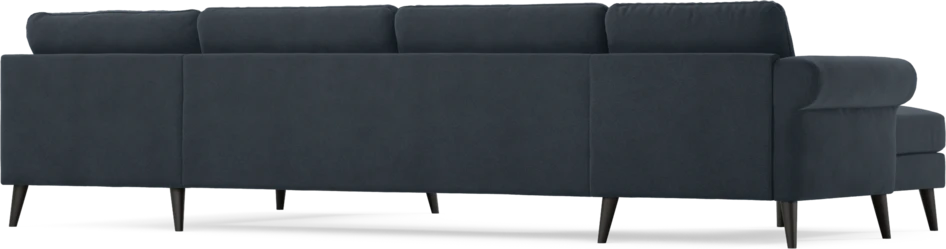 Bridge - 3-sits soffa med schäslong vänster och divan höger - Blå